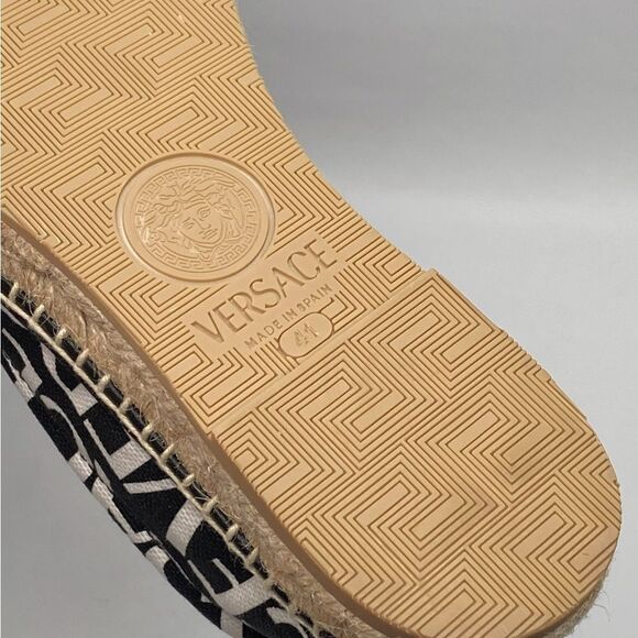 Versace Repeat Logo Espadrilles size 41 - Picture 13 of 13